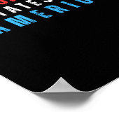 Poster États D'Amérique Non Chargés Texte (Coin)