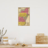 Poster États du milieu, États-Unis (Cuisine)