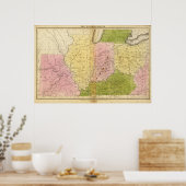 Poster États occidentaux (Cuisine)