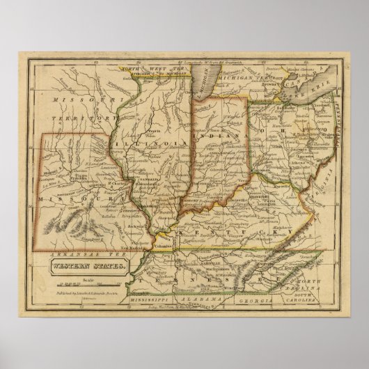 Poster États occidentaux (Devant)