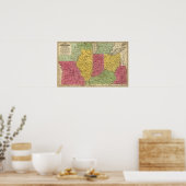 Poster États occidentaux, États-Unis (Cuisine)