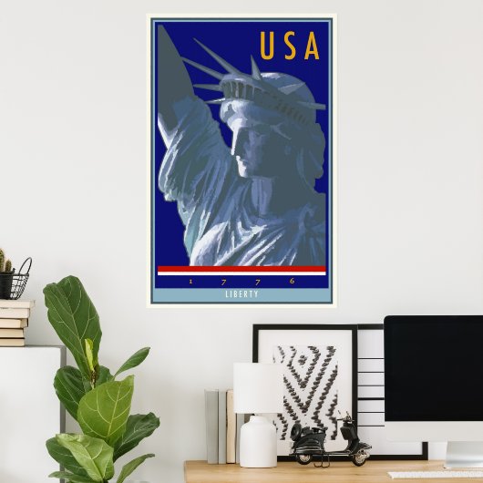 Poster États-Unis (Bureau à domicile)