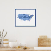 Poster États-Unis (Cuisine)