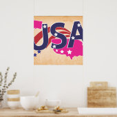 Poster États-Unis (Cuisine)