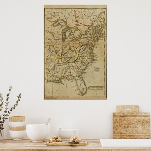 Poster États-Unis 2 (Cuisine)