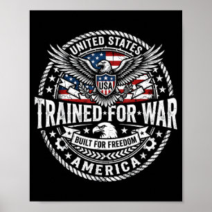 Poster États-Unis 250 ans quatrième juillet patriotique 1