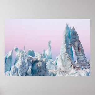 Poster États-Unis, Alaska, Glacier Bay National Park. Mar