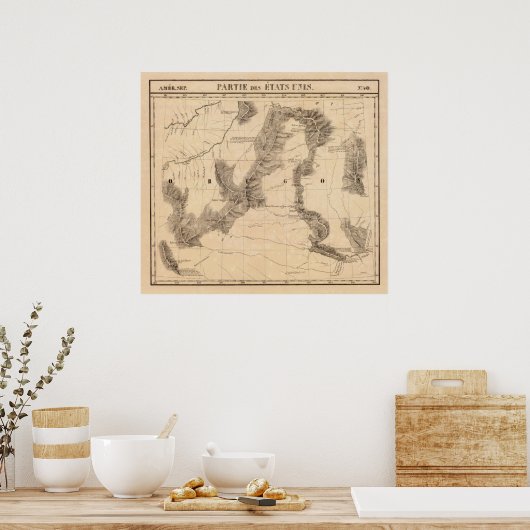 Poster États-Unis, Amérique 40 (Cuisine)