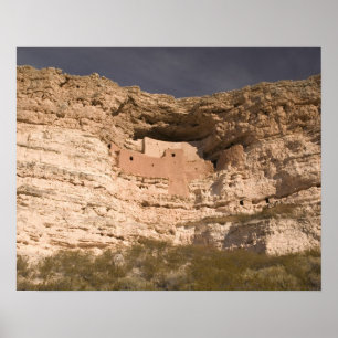 Poster États-Unis, Arizona, Camp Verde : Château Montezum