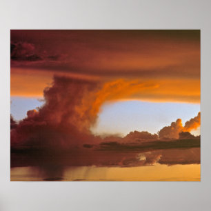 Poster États-Unis, Arizona, Grand Canyon NP. Le coucher d