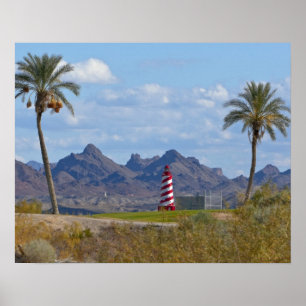 Poster États-Unis, Arizona, Lake Havasu City. Phare suiva