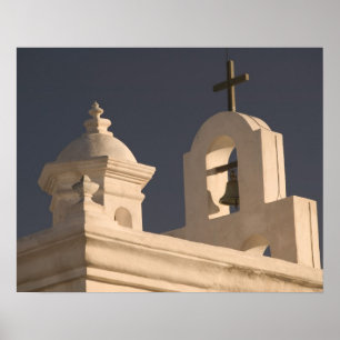 Poster États-Unis, Arizona, Tucson : Mission San Xavier d