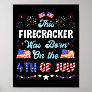 Poster États-Unis Ce pétard est né le 4 juillet Independ