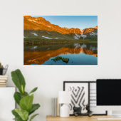 Poster États-Unis, Colorado, Mt. Evans. Réflection de Sum (Bureau à domicile)