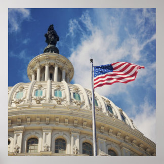 Poster États-Unis, Columbia, Washington DC, Capitol Build