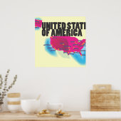 Poster États-Unis d'Amérique (Cuisine)
