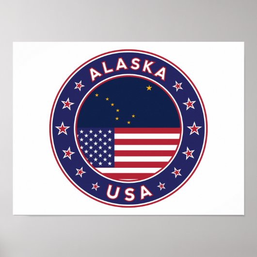 Poster États-Unis d'Amérique, Alaska (Devant)