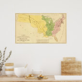 Poster États-Unis d'Amérique du Nord (Cuisine)