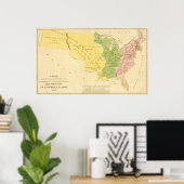 Poster États-Unis d'Amérique du Nord (Bureau à domicile)