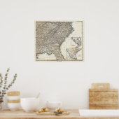 Poster États-Unis d'Amérique États du Sud (Cuisine)