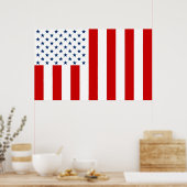 Poster États-Unis Drapeau civil Fils of Liberty Variation (Cuisine)