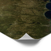 Poster États-Unis du centre de l'Atlantique (Coin)