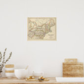 Poster États-Unis du Nord-Est (Cuisine)