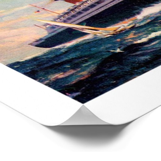 Poster États-Unis en mer (Coin)