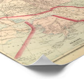 Poster États-Unis et territoires 2 (Coin)