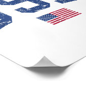 Poster États-Unis Femmes Hommes Enfants Patriotique Améri (Coin)