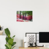 Poster États-Unis ; Géorgie ; Pine mountain. Azaleas à (Bureau à domicile)