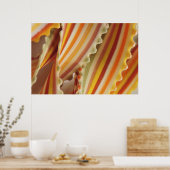 Poster États-Unis Gros plan de nouilles de pâtes arc-en-c (Cuisine)