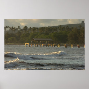 Poster États-Unis, Hawaï, Kauai, côte sud-ouest, près de