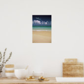 Poster États-Unis, Hawaï. Plage (Cuisine)