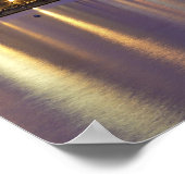 Poster États-Unis, Illinois, Chicago, City skyline au-des (Coin)