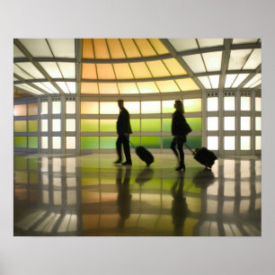 Poster États-Unis, Illinois, Chicago : O'Hare Internation