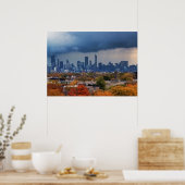 Poster États-Unis, Illinois, Chicago, paysage urbain (Cuisine)
