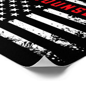 Poster Etats-Unis Indicateur École de Drapeau Conseils 4è (Coin)