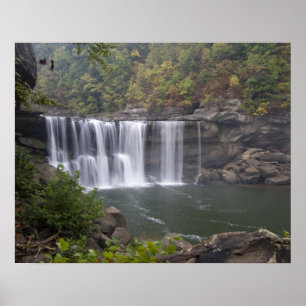Poster États-Unis - Kentucky. Cumberland Falls sur la