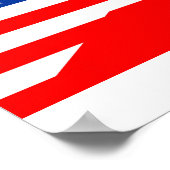Poster etats-unis lebanon demi drapeau états-unis (Coin)