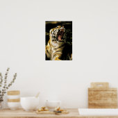 Poster États-Unis, Michigan, Détroit. Zoo de Détroit, tig (Cuisine)