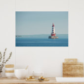 Poster États-Unis, Michigan, Grands Lacs, lac Michigan (Cuisine)