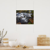Poster États-Unis, Michigan, Upper Peninsula. Bond Falls (Cuisine)
