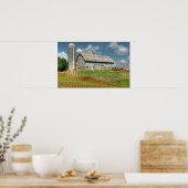 Poster États-Unis, Minnesota grange et silo (Cuisine)
