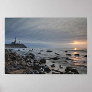Poster États-Unis, New York, East Hampton. Point Montauk