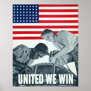 Poster États-Unis Non-accrédité Photos Vintages Américain