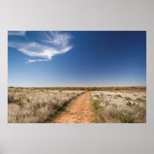 Poster États-Unis, Oklahoma, Black Kettle National Grassl (Devant)