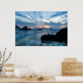 Poster États-Unis, Oregon, Bandon Beach. Seagull on rock (Cuisine)