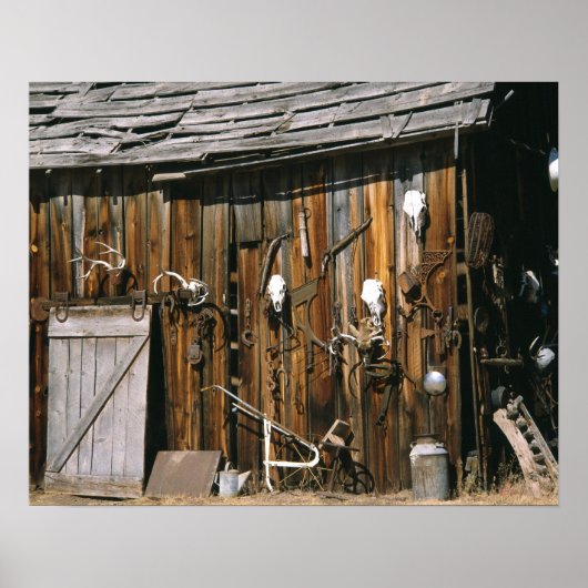 Poster États-Unis, Oregon, Comté de Harney. Ancienne écur (Devant)