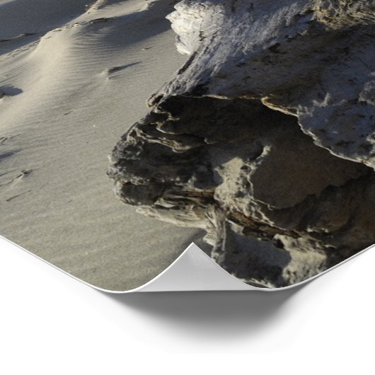 Poster États-Unis, Oregon, dunes de sable et océan, Pacif (Coin)